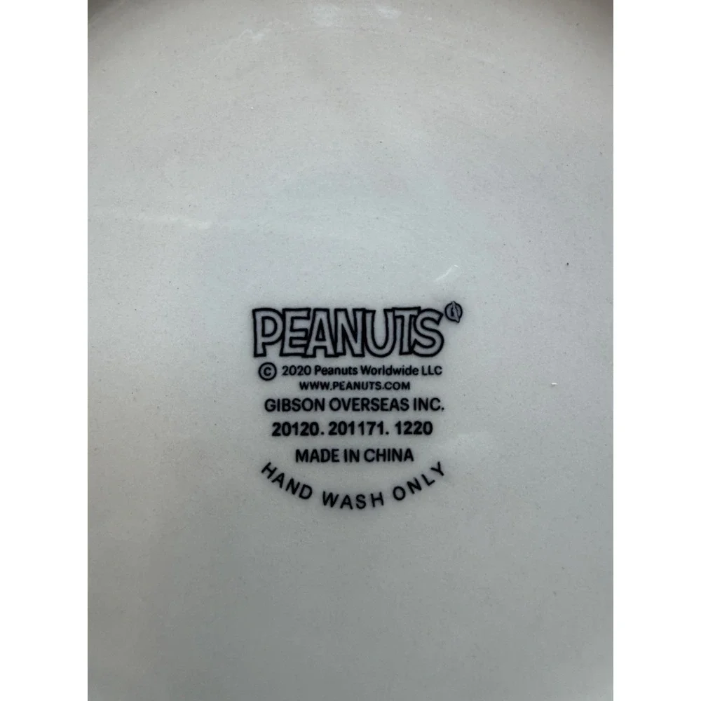 Peanuts Woodstock Easter Spring Gibson Ceramic Canister Jar with Yellow Lid
